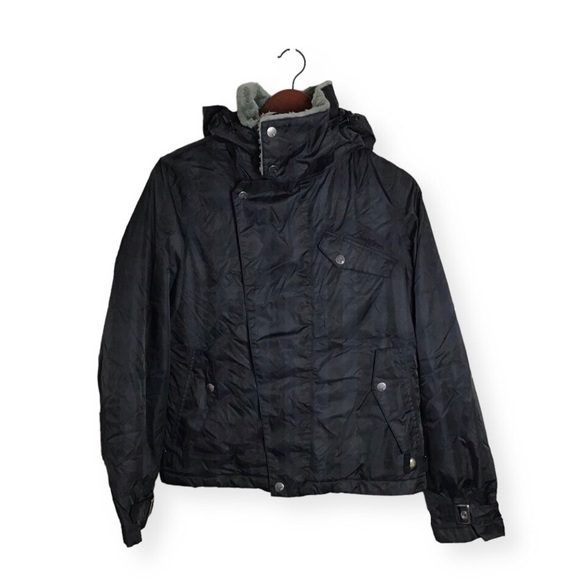 Burton Dutchess Insulated Ski Jacket in Navy and Black Stripe. - Picture 1 of 15